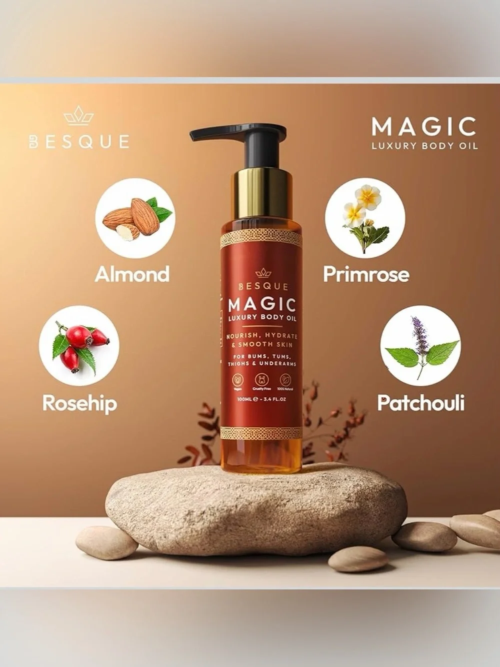 Besque Magic Luxury Body Oil — Nourishing Body Oil